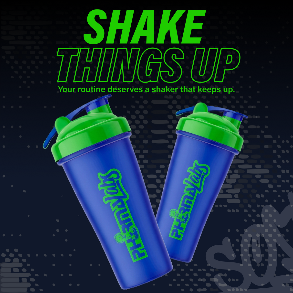 Shaker (Blue/Green) by PharmaLabs