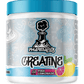 Pink lemonade creatine powder by PharmaLabs, silver label with lemon graphics, 350g container with blue lid